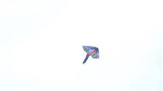 4k天上飞的风筝视频素材