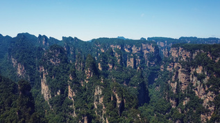 张家界全景4K航拍视频素材