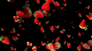 草莓冲屏视频素材