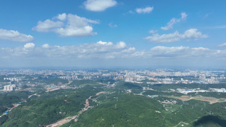 航拍贵阳城市天际线全貌大景mov格式视频下载_正版视频编号4594792-摄图网