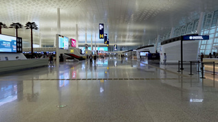 国内机场出发大厅4K视频素材视频素材
