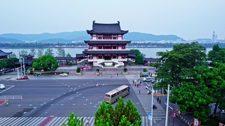 4k 航拍湖南长沙杜甫江阁mp4格式视频下载_正版视频编号4370733-摄图网