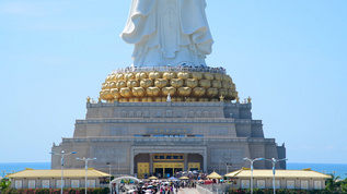 三亚南山文化旅游区南海观音4K视频素材