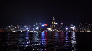 香港维港夜景视频素材