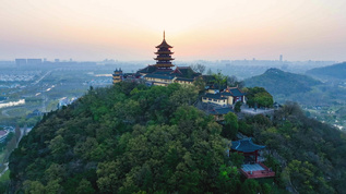 4K航拍南通地标景区狼山风景区4A景区狼山广教寺mp4格式视频下载_正版视频编号4098509-摄图网
