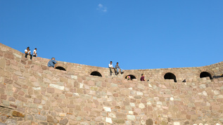 土耳其首都安卡拉城堡古城墙实拍4K视频素材