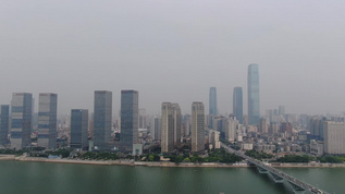 航拍湖南长沙城市建设高楼大厦mp4格式视频下载_正版视频编号4061454-摄图网