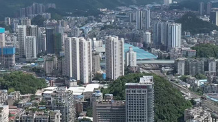 竖版航拍贵州贵阳花果园贵阳白宫mp4格式视频下载_正版视频编号4596869-摄图网