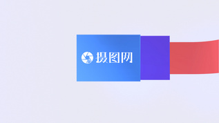 新闻科技logo演绎视频素材