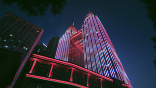 重庆南滨路夜景视频素材