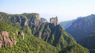 浙江台州神仙居风景区视频素材