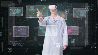 VR虚拟现实医生医疗视频模板视频素材