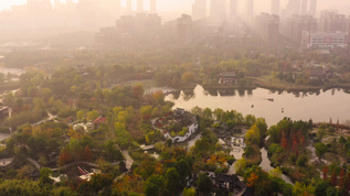 武汉园博园园林风光高清4K视频视频素材
