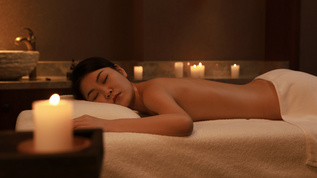 女性spa按摩形象mp4格式视频下载_正版视频编号3576818-摄图网