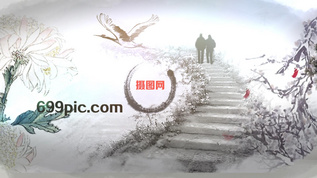 传统节日重阳节 宣传视频 AEcc2015模板视频素材