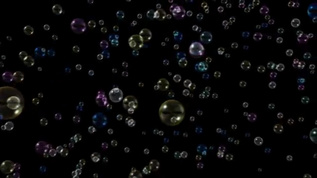 高清气泡飞舞背景视频视频素材