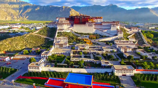 航拍西藏布达拉宫视频素材