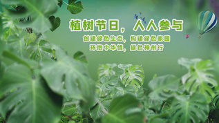 植树节绿色公益环保宣传片视频素材