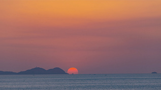 4K高清海上日出延时视频素材