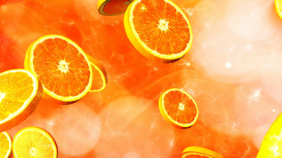 橙汁饮料背景素材视频素材
