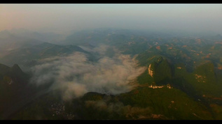 广西桂林群山航拍视频素材