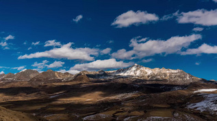 西藏自然风光雪山日照金山4K延时视频素材