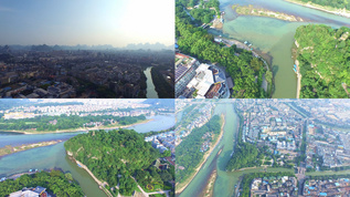 【城市宣传片】4K广西航拍桂林城市合集视频素材