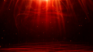 红色通用粒子炫光背景视频素材