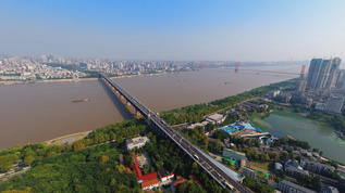 武汉长江大桥4K延时视频视频素材
