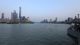 上海外滩陆家嘴金融中心城市风光4K延时视频视频素材