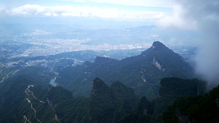 湖南张家界天门山风格风景视频素材