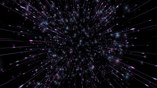粒子发光星空唯美星辰LED背景视频素材