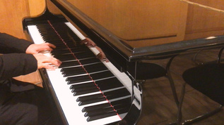 舞台上弹奏钢琴的人4k艺术表演素材视频素材
