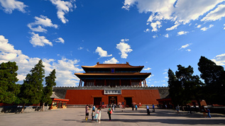 北京故宫博物院延时摄影视频素材