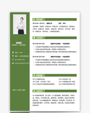 中医科医生个人简历模板word文档