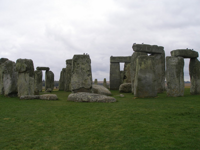 英国 Salisbury 平原上的史前巨石柱