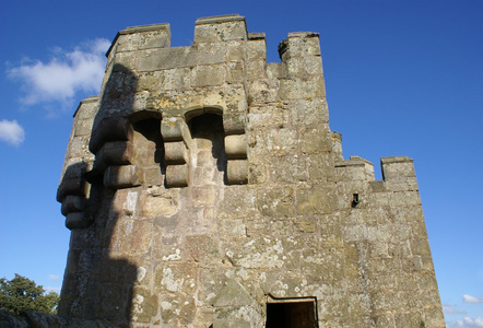 Bodiam 城堡，罗伯茨布里奇，东萨塞克斯郡英格兰