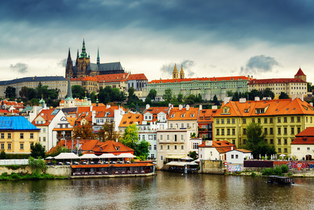 小镇和在布拉格的城堡区 Hradcany