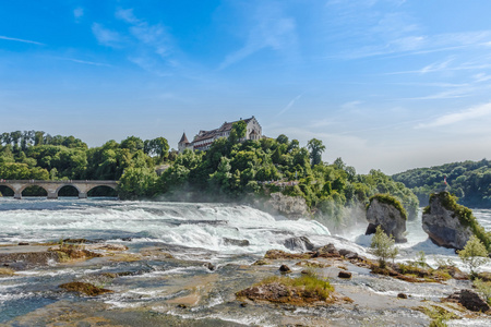 rheinfall，在诺伊豪森，schaffhaus 河莱茵瀑布