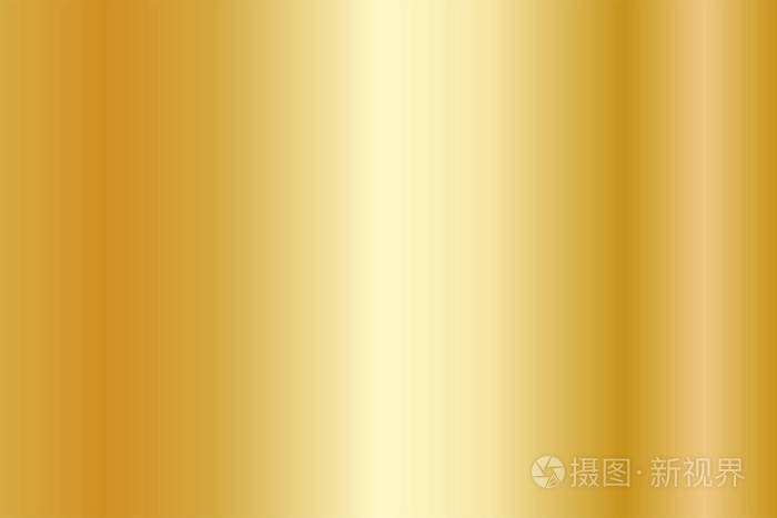 黄金质感逼真闪亮的金属箔渐变矢量图