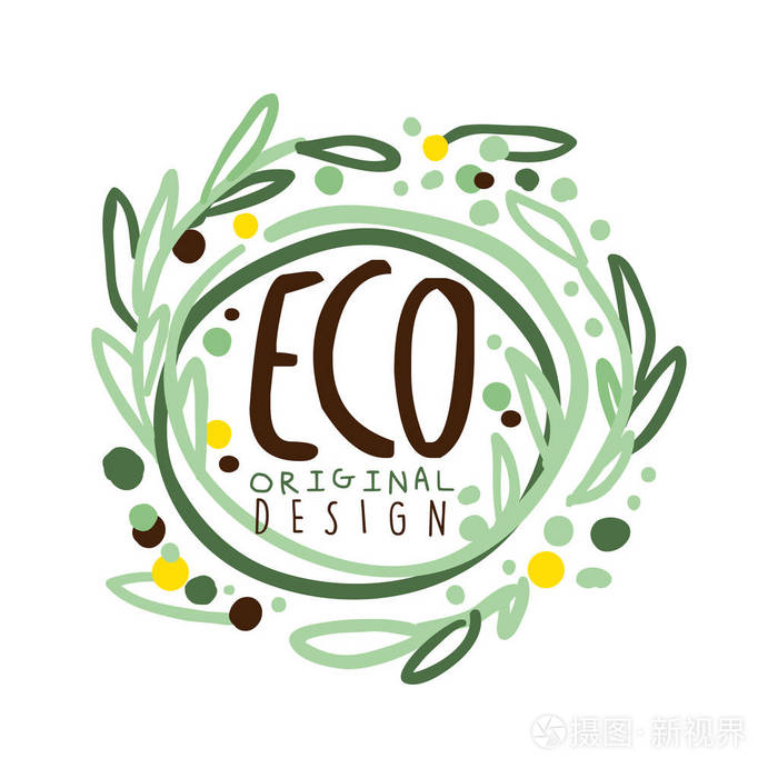 标签图形原始v标签,模板标志生态手绘制特卖海报设计图片