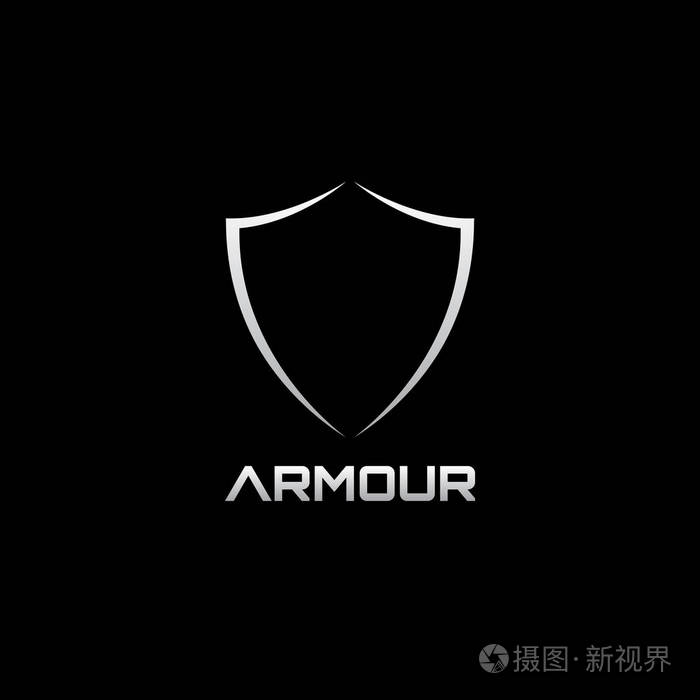 盔甲盾牌剪影