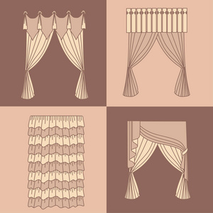 窗帘和窗帘室内装饰设计的想法实据