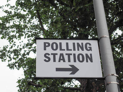 投票站在伦敦