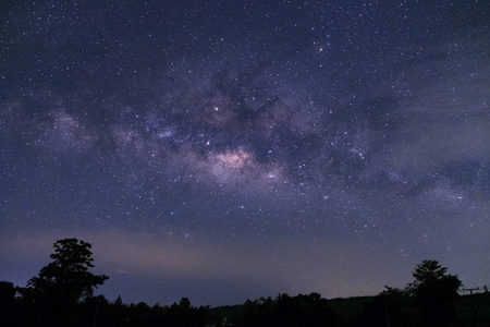 在泰国的彭世洛府的银河星系图片