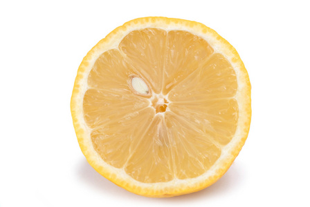分离的柠檬水果