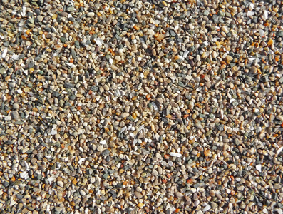 五颜六色的海滩鹅卵石背景