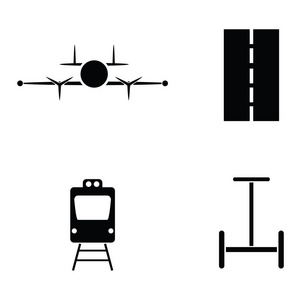 交通工具图标集