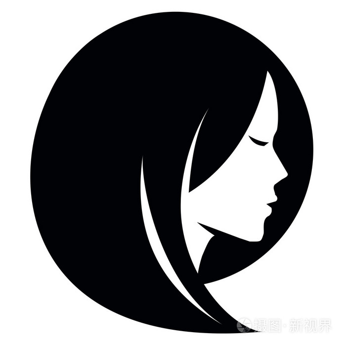 美容美发矢量 logo 设计模板.水疗中心或理发的图标