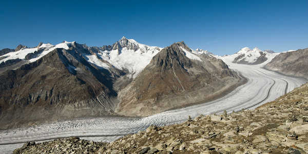 地名 瑞士 阿莱奇冰川